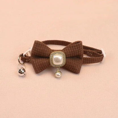 Collier chat nœud papillon