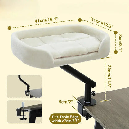 Lit de bureau pour chat