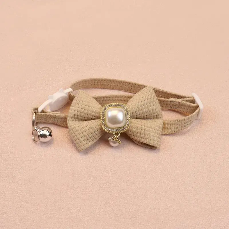 Collier chat nœud papillon