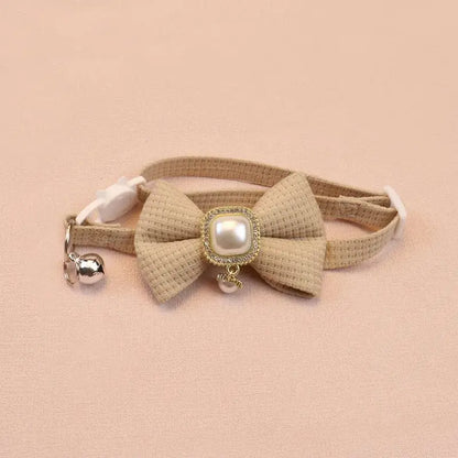 Collier chat nœud papillon