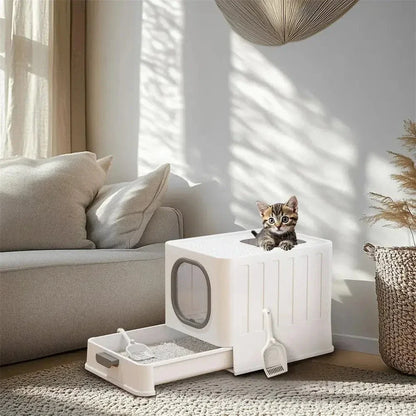 Maison de toilette chat anti odeur