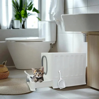 Maison de toilette chat anti odeur