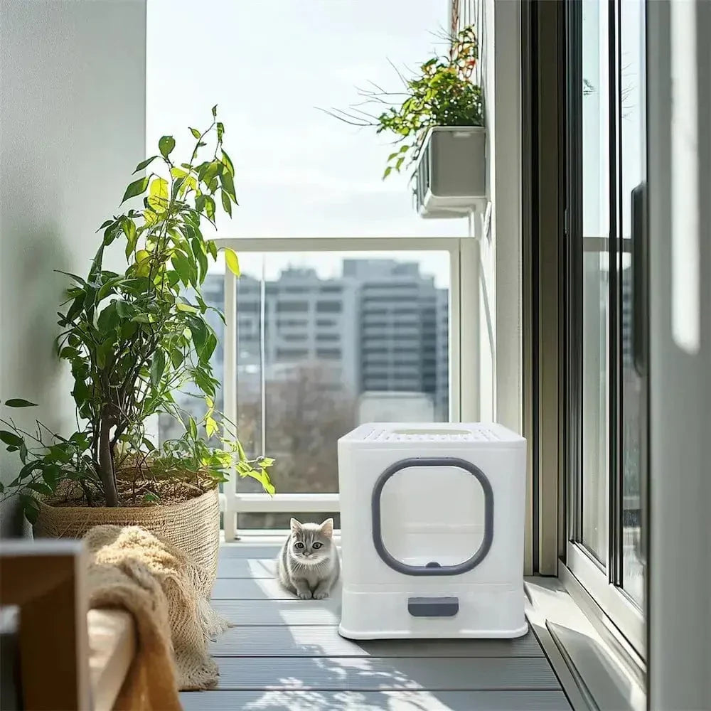 Maison de toilette chat anti odeur