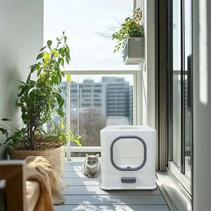 Maison de toilette chat anti odeur