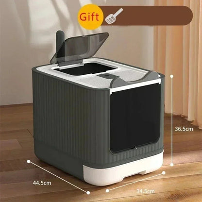 Maison de toilette pliable pour chat