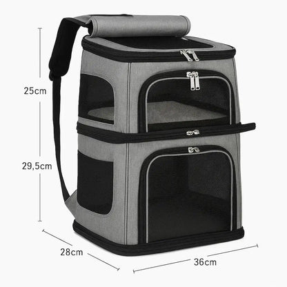Sac à dos 2 chats