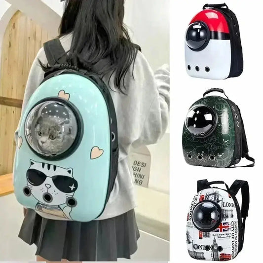 Sac à dos hublot chat - vision 360° | Astronocat