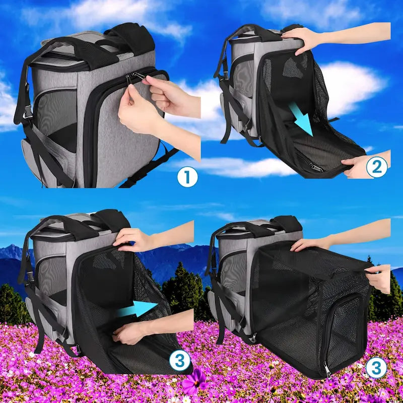 Sac à dos pour chat randonnée