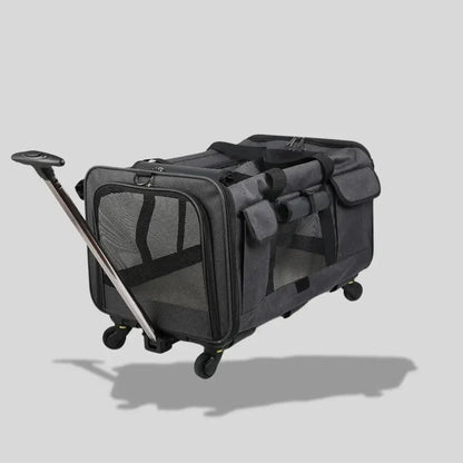 Sac de transport à roulettes pour chat