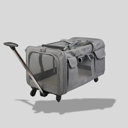 Sac de transport à roulettes pour chat