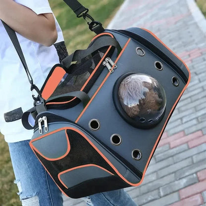 Sac de transport bulle pour chat