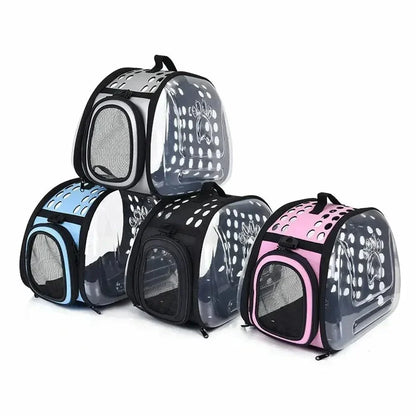 Sac de transport transparent pour chat - Vue panoramique | ClearCat