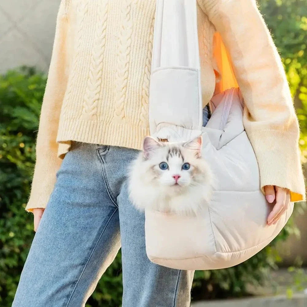 Sac transport chat bandoulière - Confort et mobilité | EasyCarry