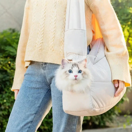 Sac transport chat bandoulière - Confort et mobilité | EasyCarry