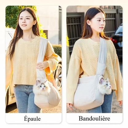 Sac transport chat bandoulière