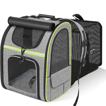 Sac à dos chat extensible avec abri - Confort total | MiaouMove