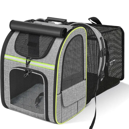Sac à dos chat extensible avec abri - Confort total | MiaouMove